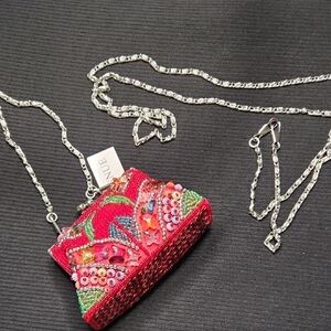 Colorful Beaded Women's Bag